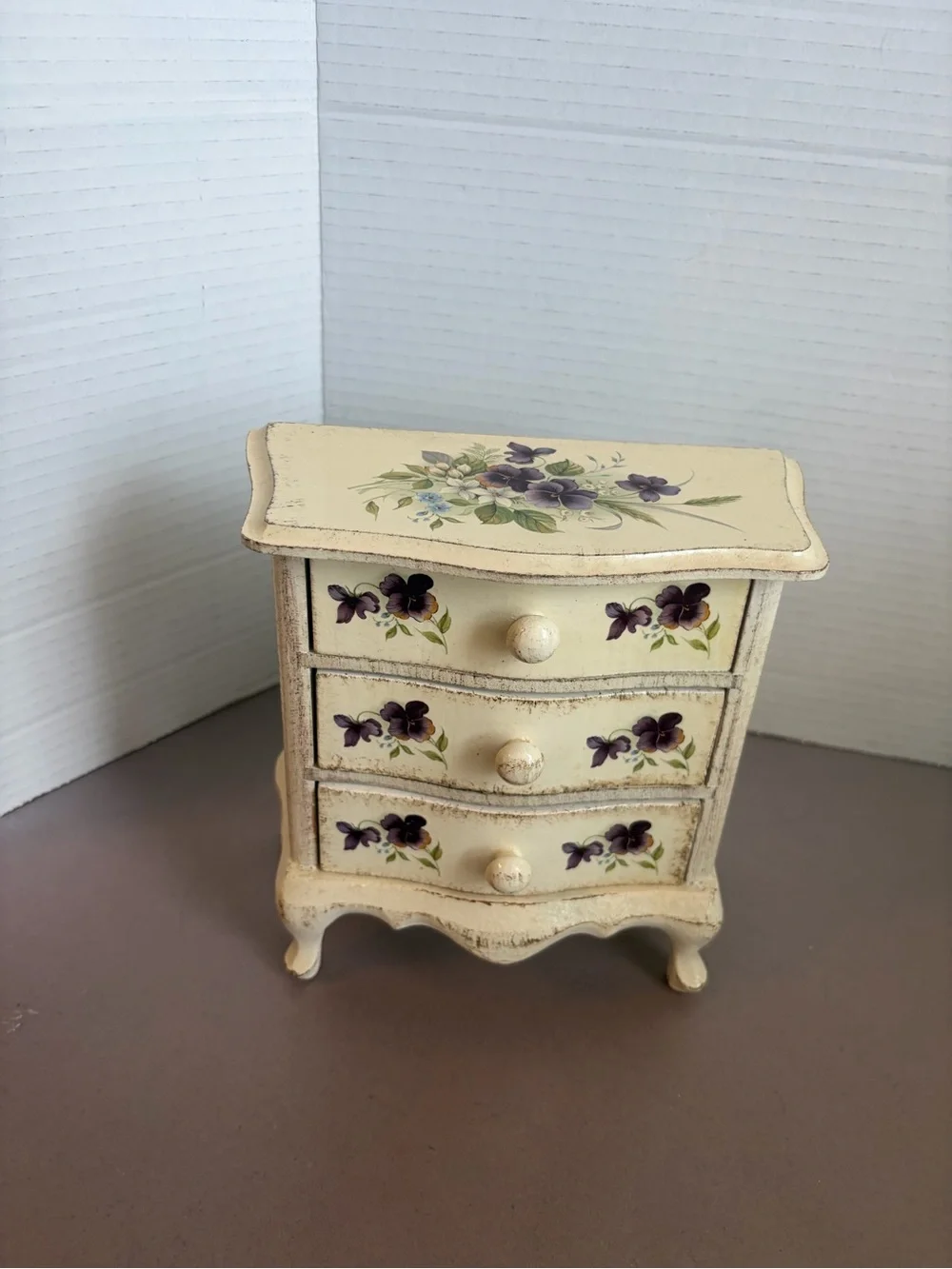 Italian Florentine Chest of Drawers - Dresser Jewelry Box